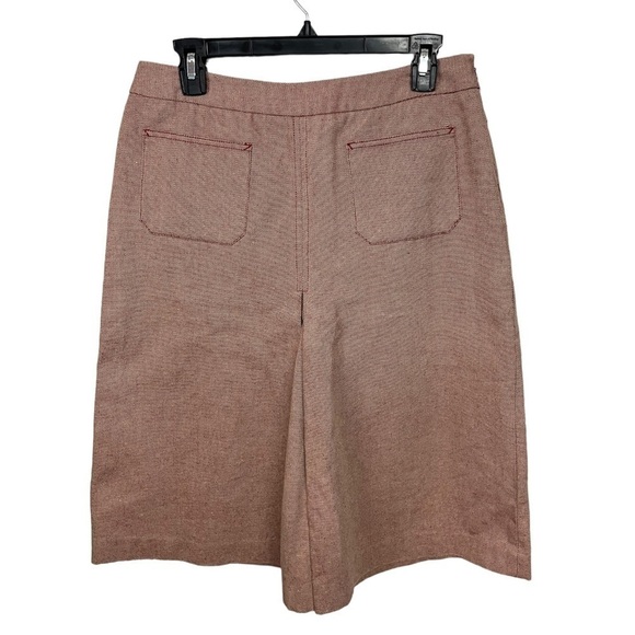 J. Crew Red Woven Retro Academia Midi Skirt, 6 - Picture 1 of 5